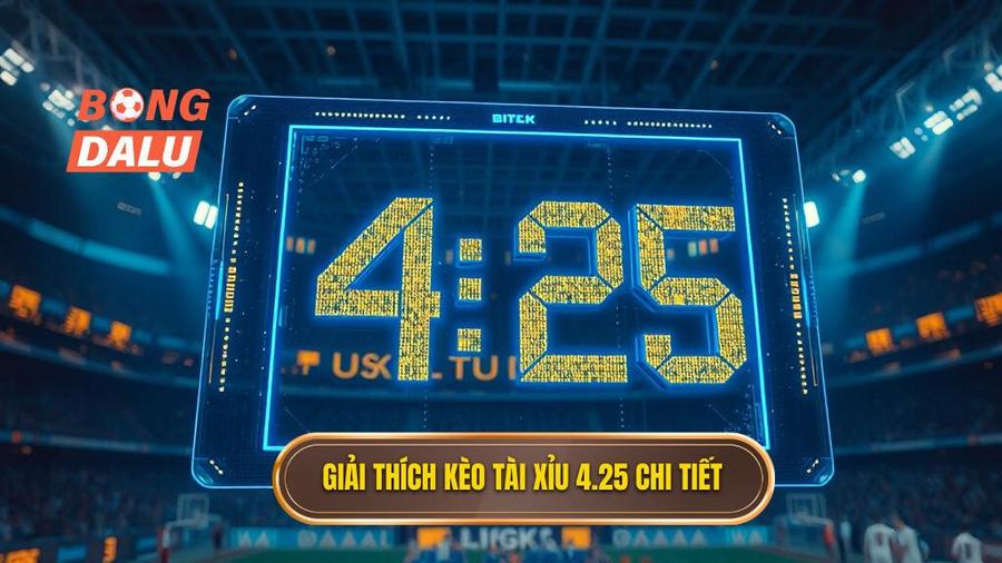 Hiểu rõ bản chất: Kèo tài xỉu 4.25 là gì?