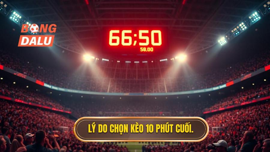 Tại sao nên chọn Kèo cược đội thắng trong 10 phút cuối trận?