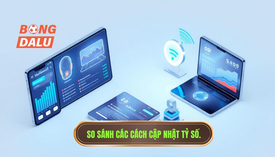 Bảng so sánh các phương thức cập nhật tỷ số phổ biến