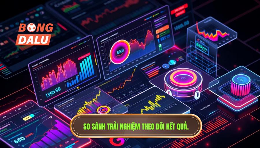 Bảng so sánh trải nghiệm theo dõi kết quả tại các nền tảng